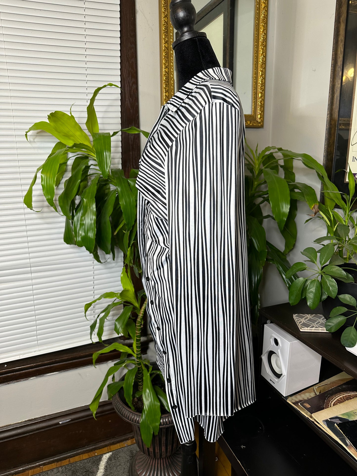 Stripped 2-Piece Skirt Set