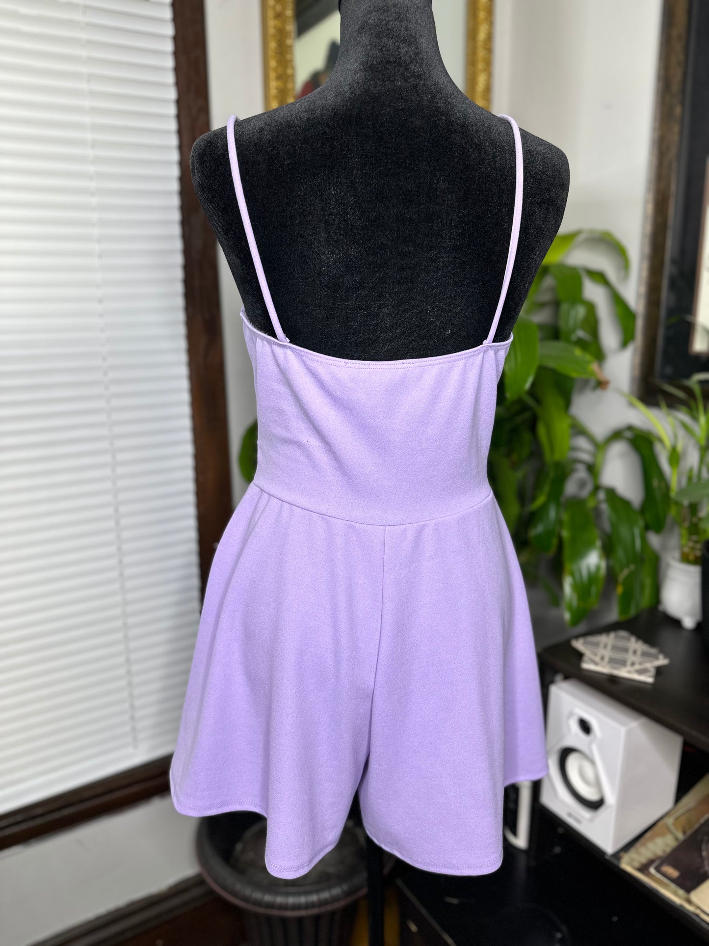 Lilac Knotted Romper