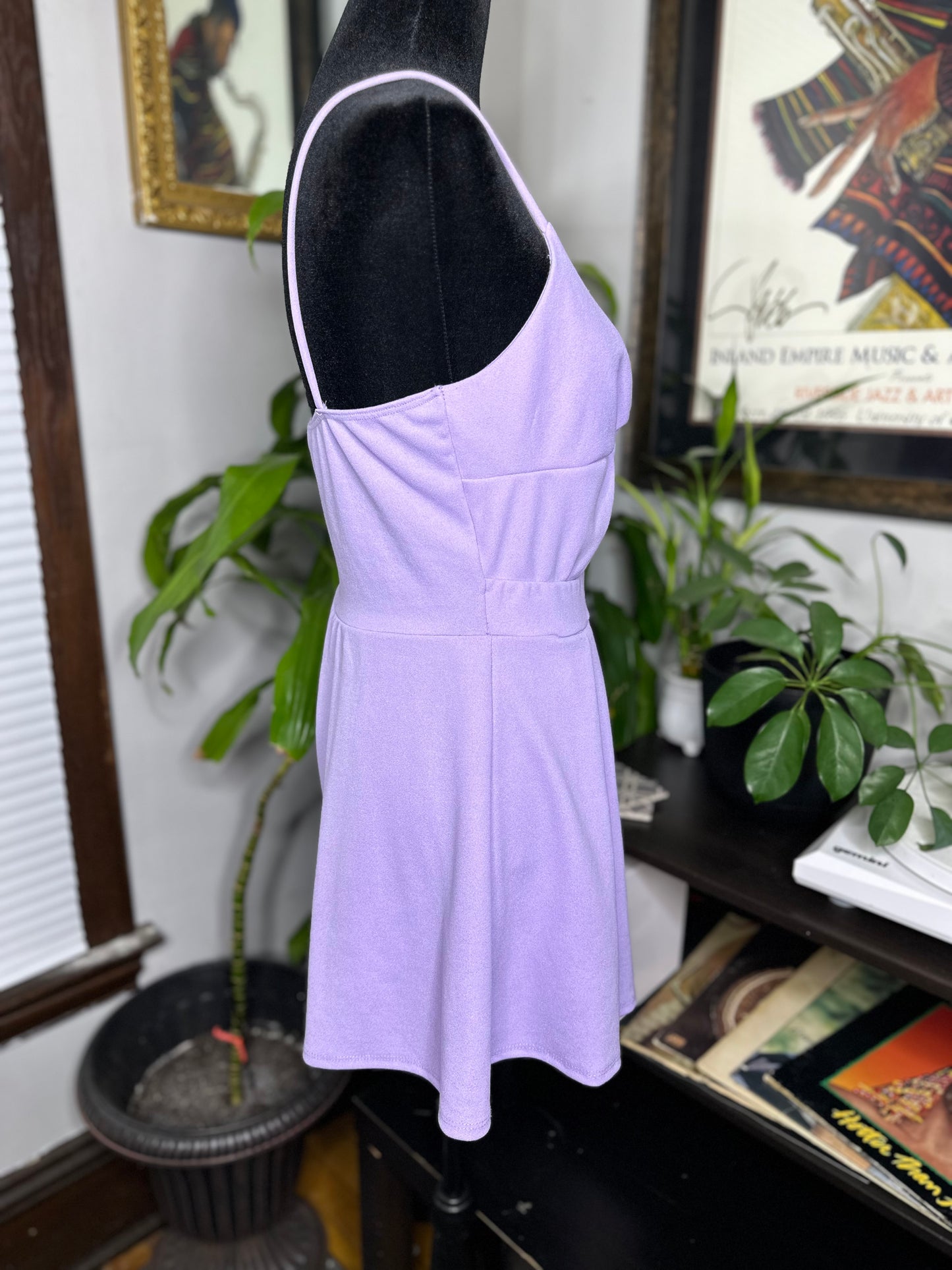 Lilac Knotted Romper