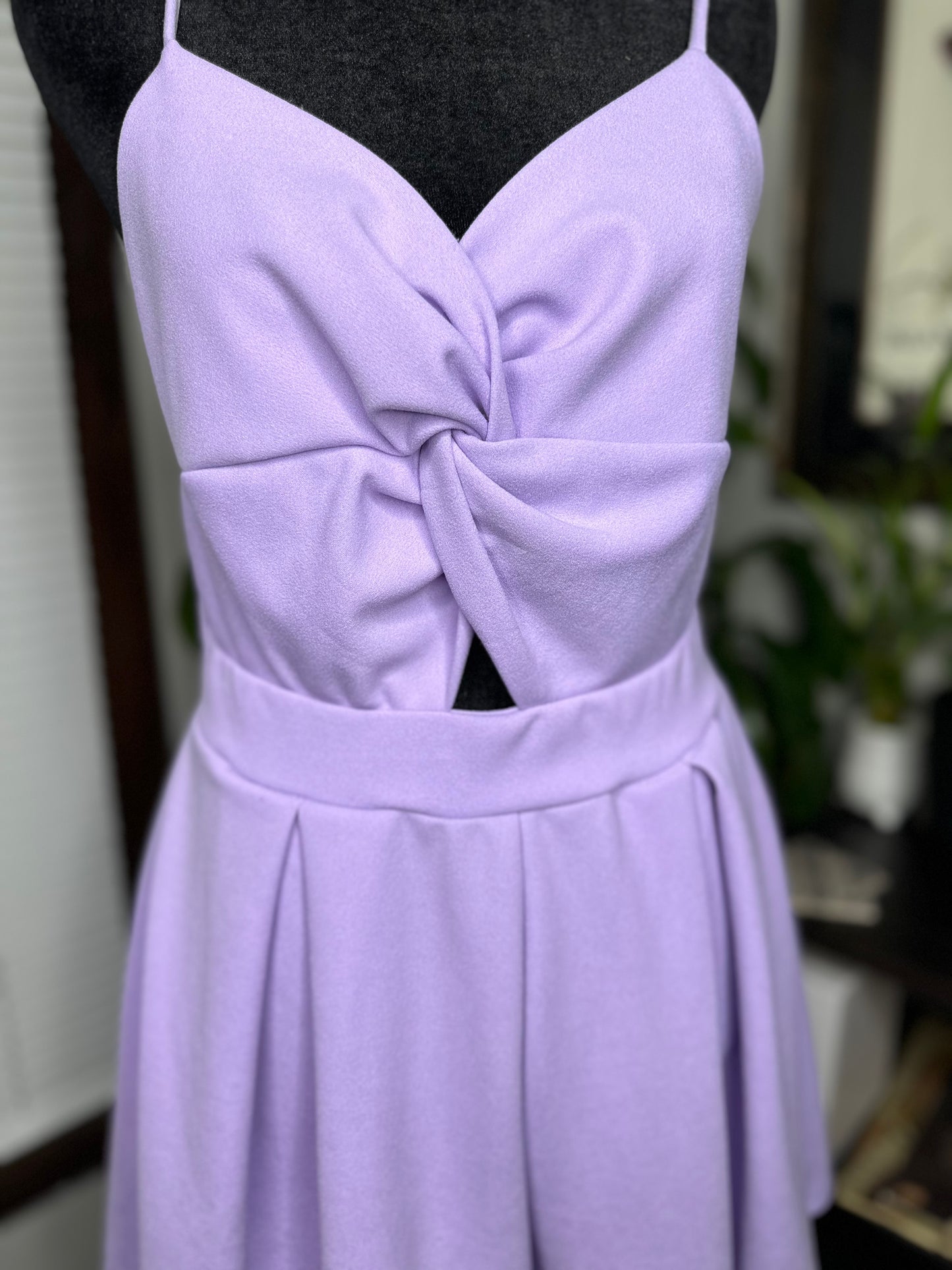 Lilac Knotted Romper