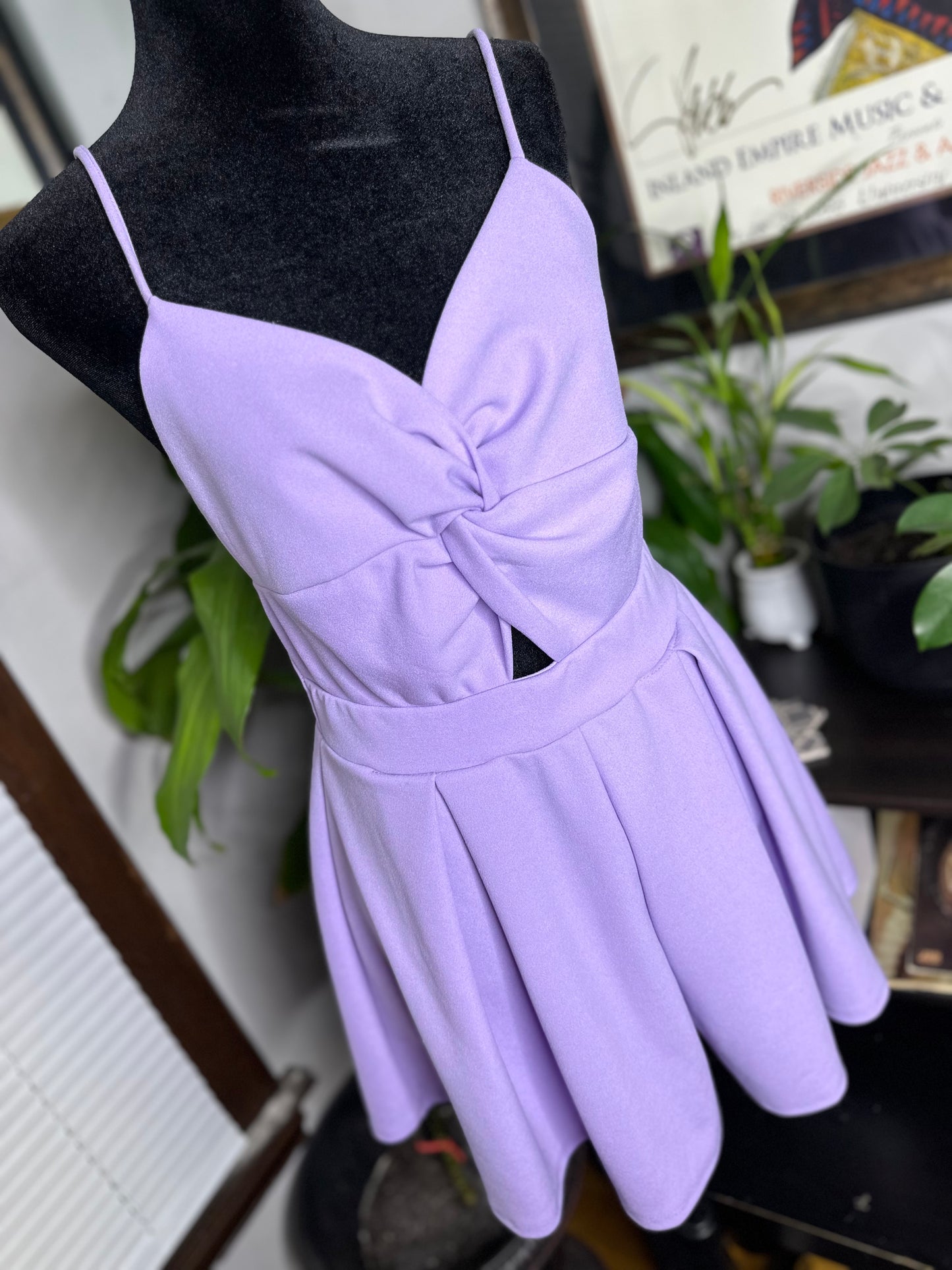 Lilac Knotted Romper