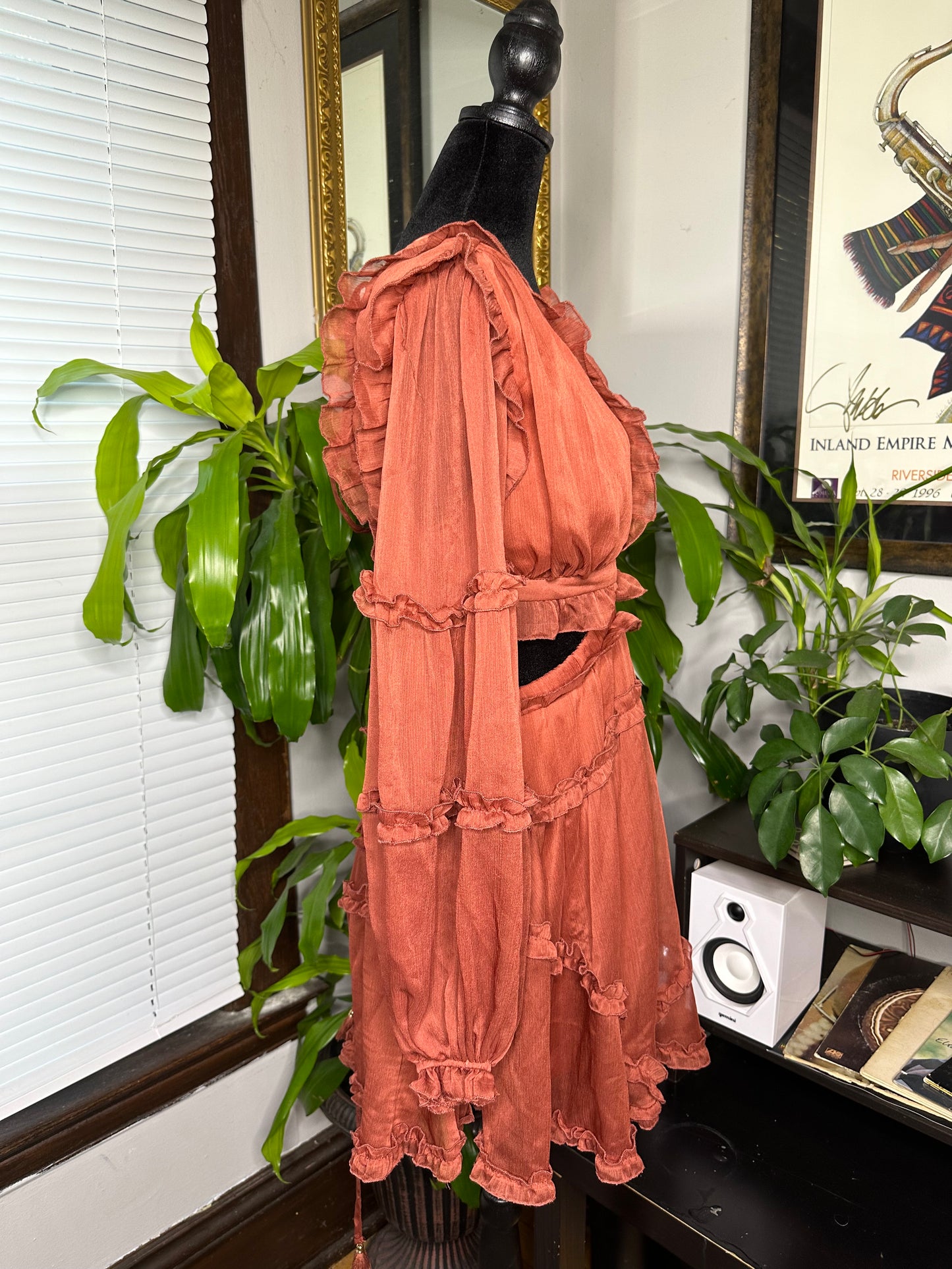 Ruffle Mini Dress