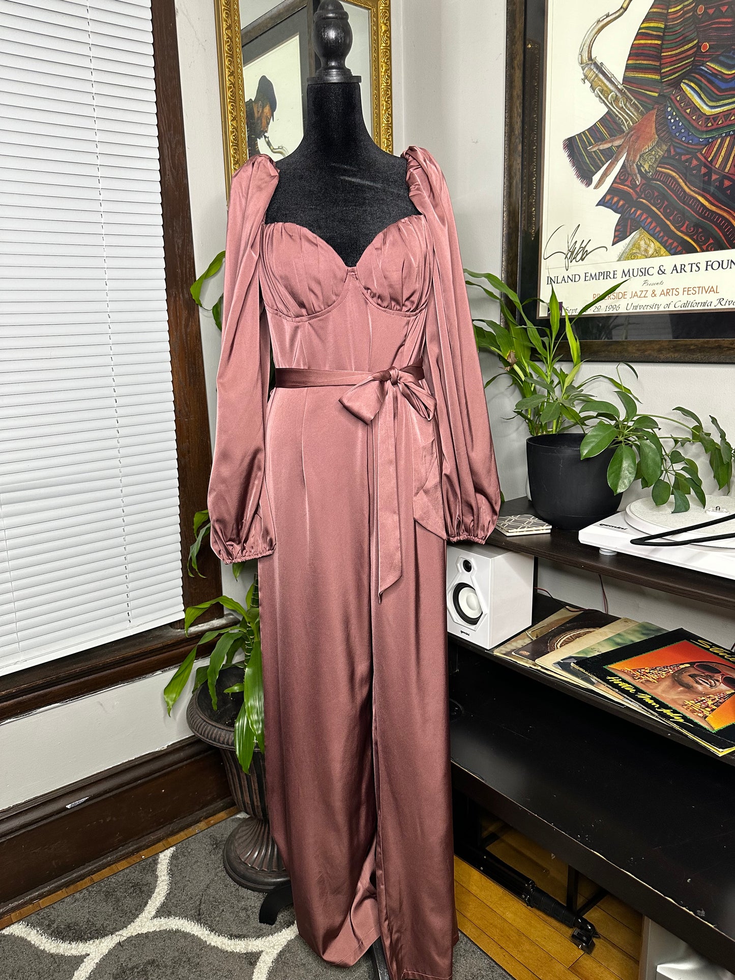 Satin Jumpsuit (new)