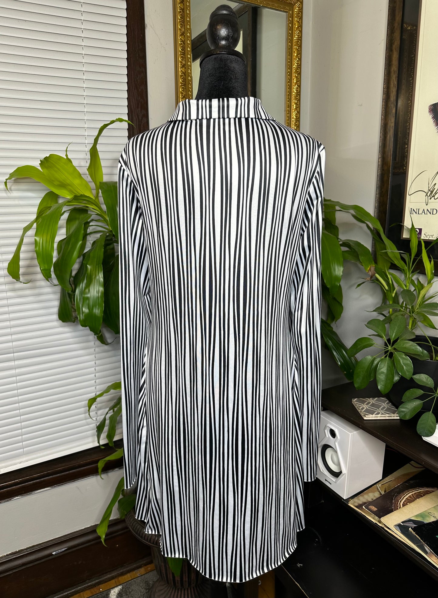 Stripped 2-Piece Skirt Set