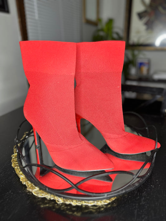 Ankle Stretch Stilleto Booties