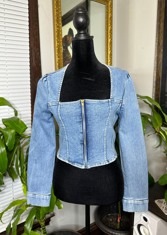 Denim Crop Top