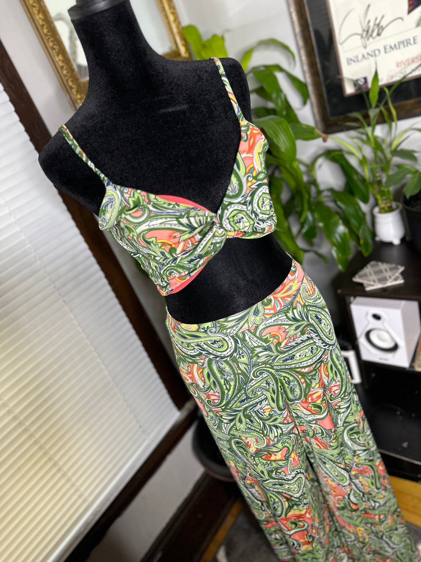 Paisley Pant Set (new)