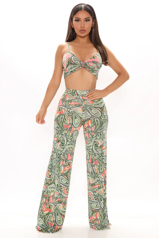 Paisley Pant Set (new)