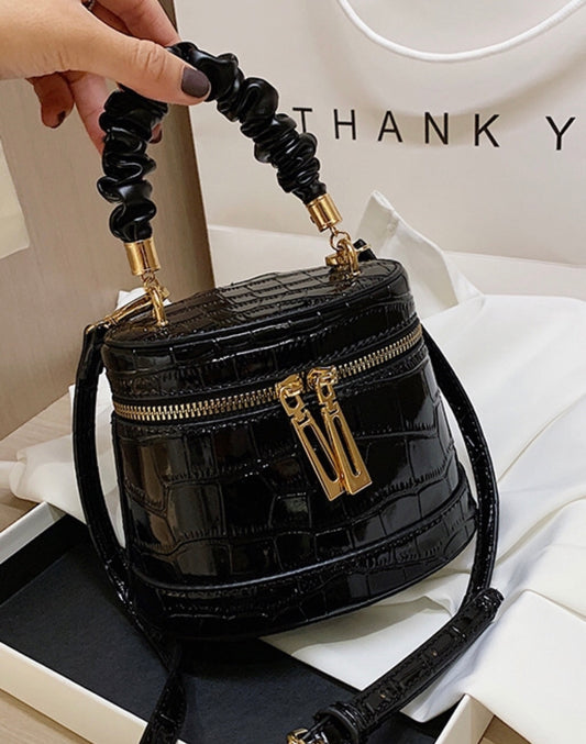 Crocodile Print Bucket Bag (new)