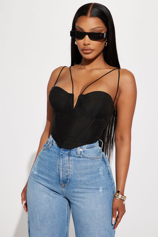 Black Corset Top